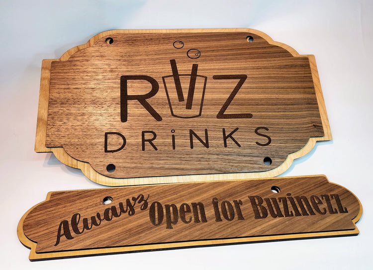 Custom Sign and Sign Bracket