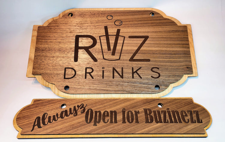 Custom Sign and Sign Bracket