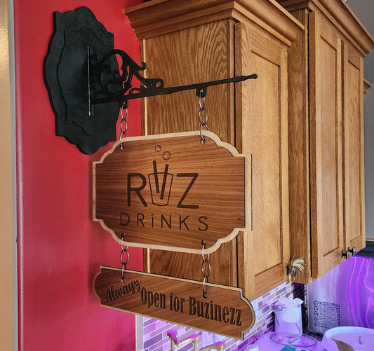 Custom Sign and Sign Bracket