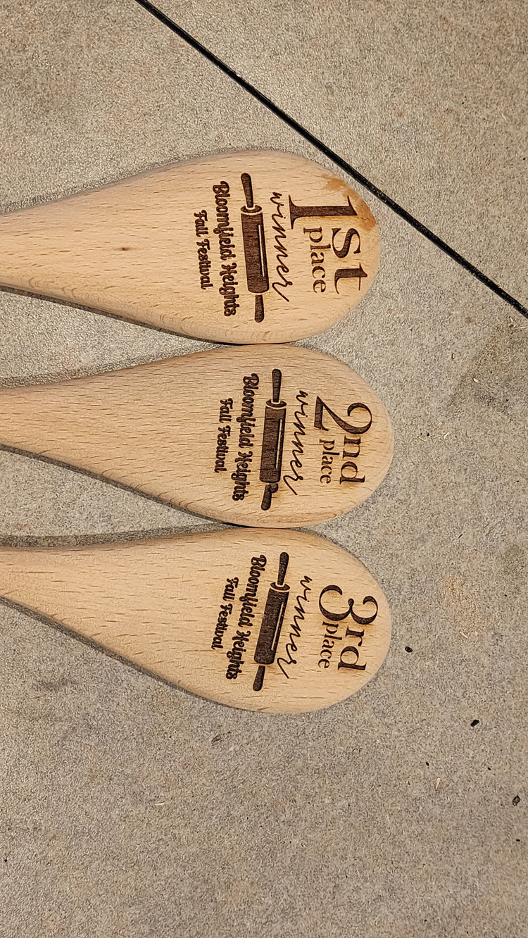 Engraved Wooden Spoon