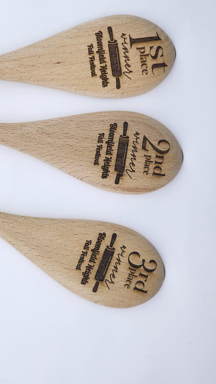 Engraved Wooden Spoon