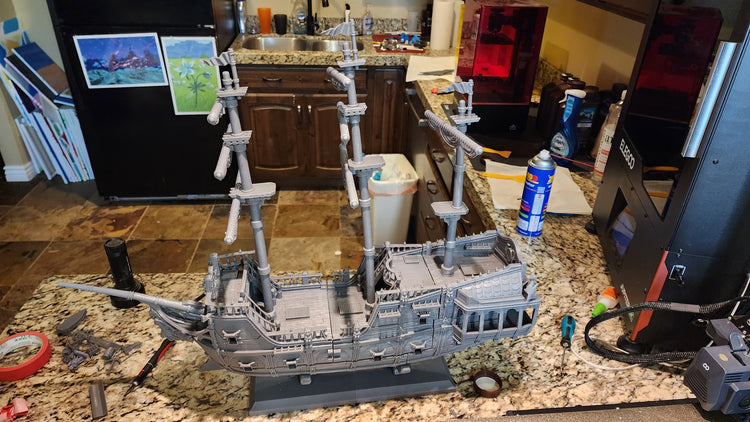 Pirate Ship 3D Print Large The Lady Harpy