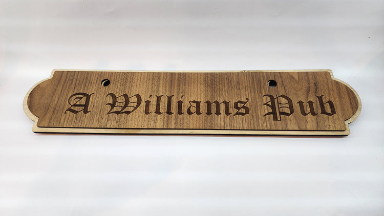 Custom Sign and Sign Bracket