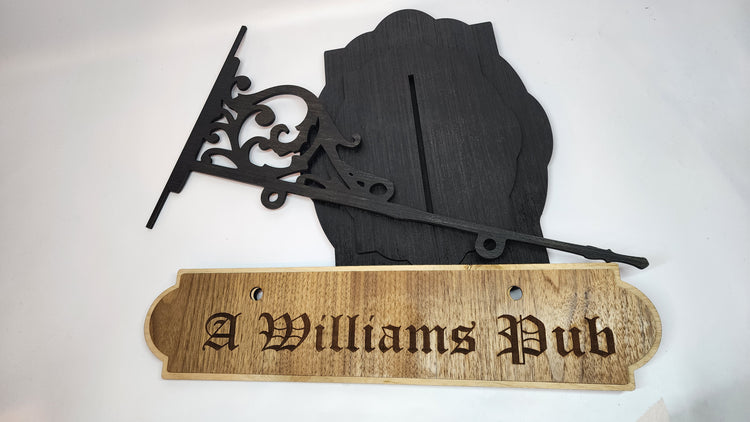 Custom Sign and Sign Bracket