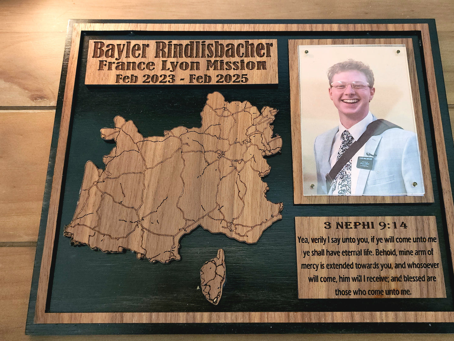 Custom Mission Plaque