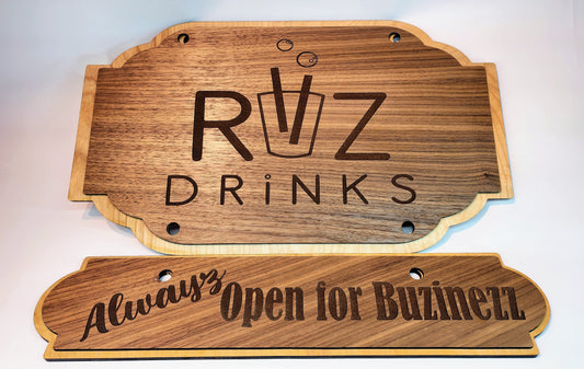 Custom Sign and Sign Bracket